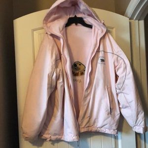 Vintage Monterey Bay Pink Reversible Otter Jacket